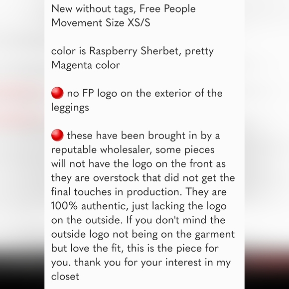 Free People FP Movement High-Rise 7/8 Happiness Runs Leggings Raspberry Tights - Picture 11 of 12